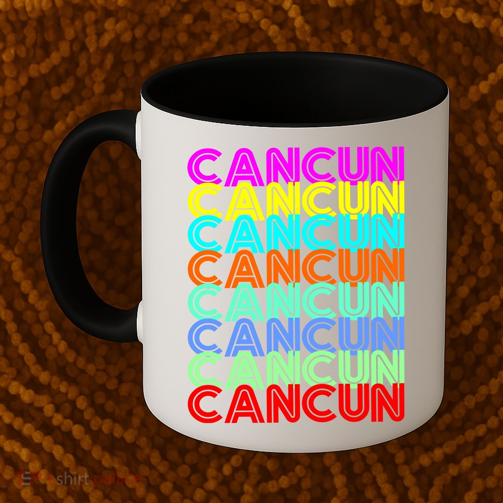 Cancun Retro Techno Coffee Mug