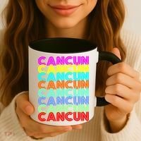Cancun Retro Techno Coffee Mug thumb 3