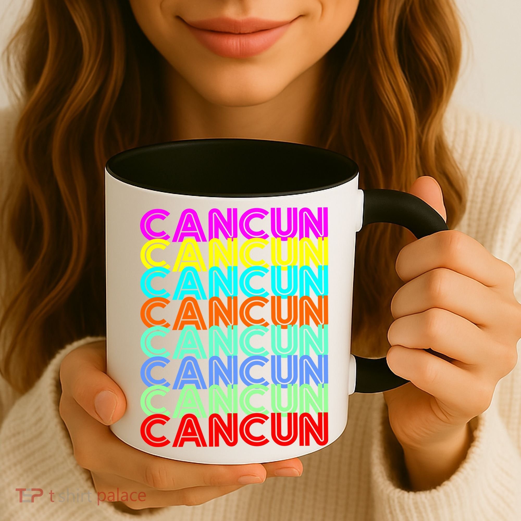 Cancun Retro Techno Coffee Mug