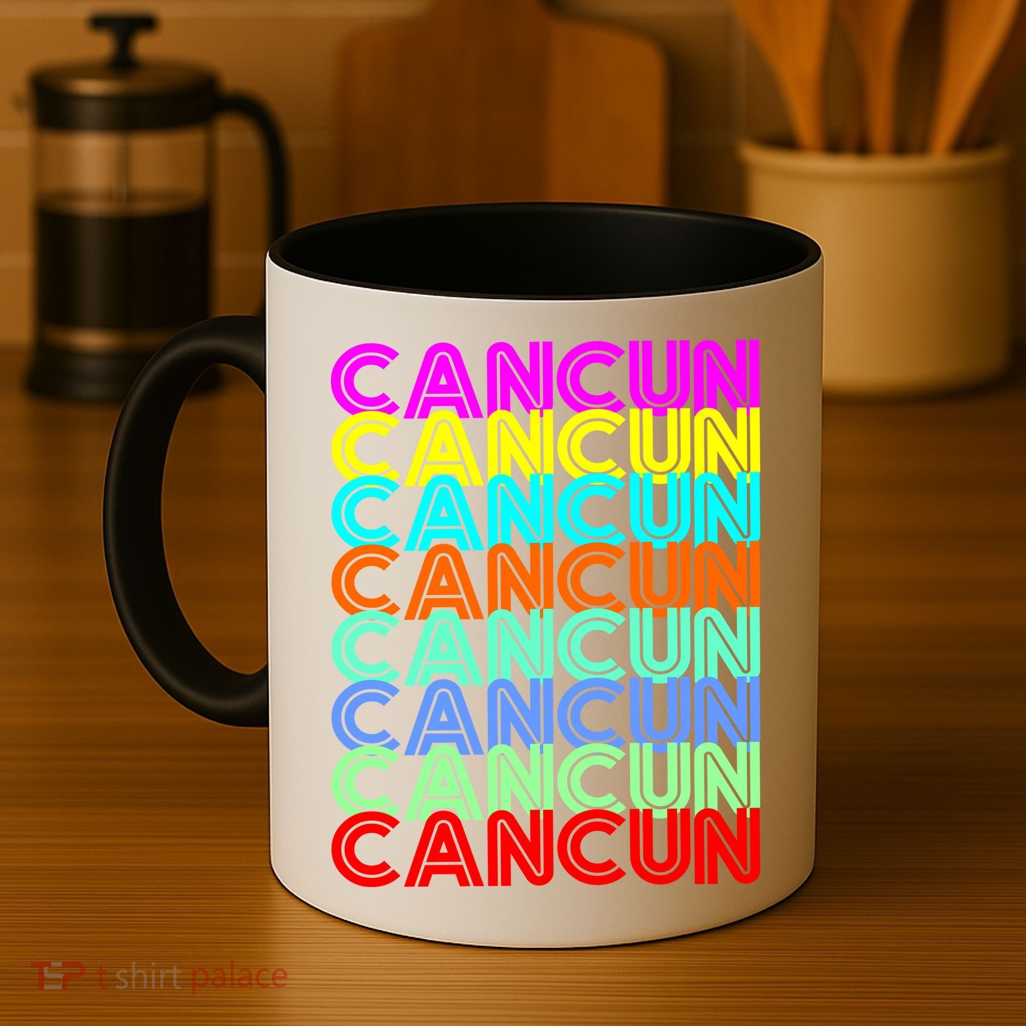 Cancun Retro Techno Coffee Mug