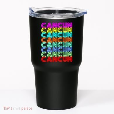 Cancun Retro Techno Tumbler