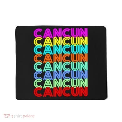 Cancun Retro Techno Mousepad