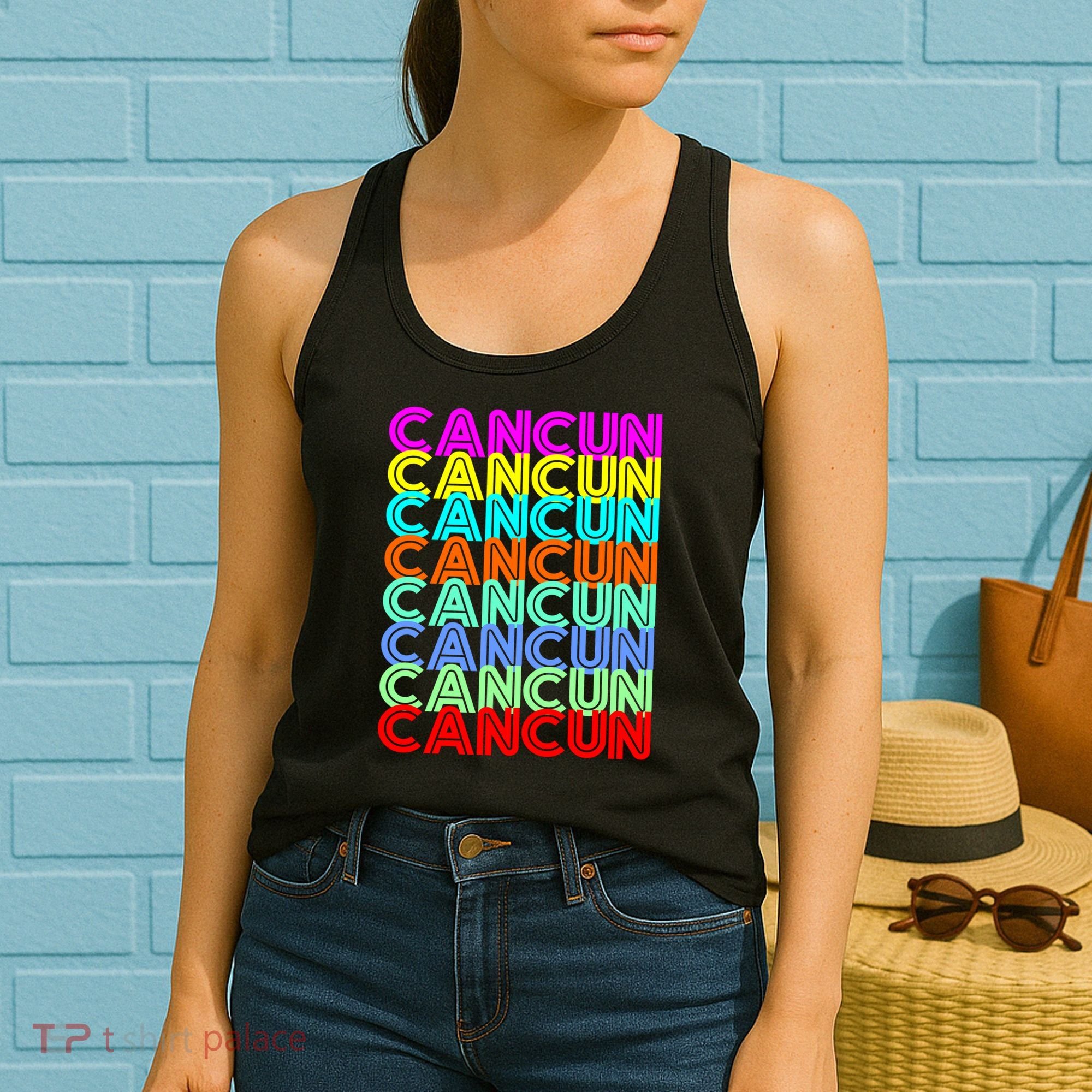 Cancun Retro Techno Women's Tank Top
