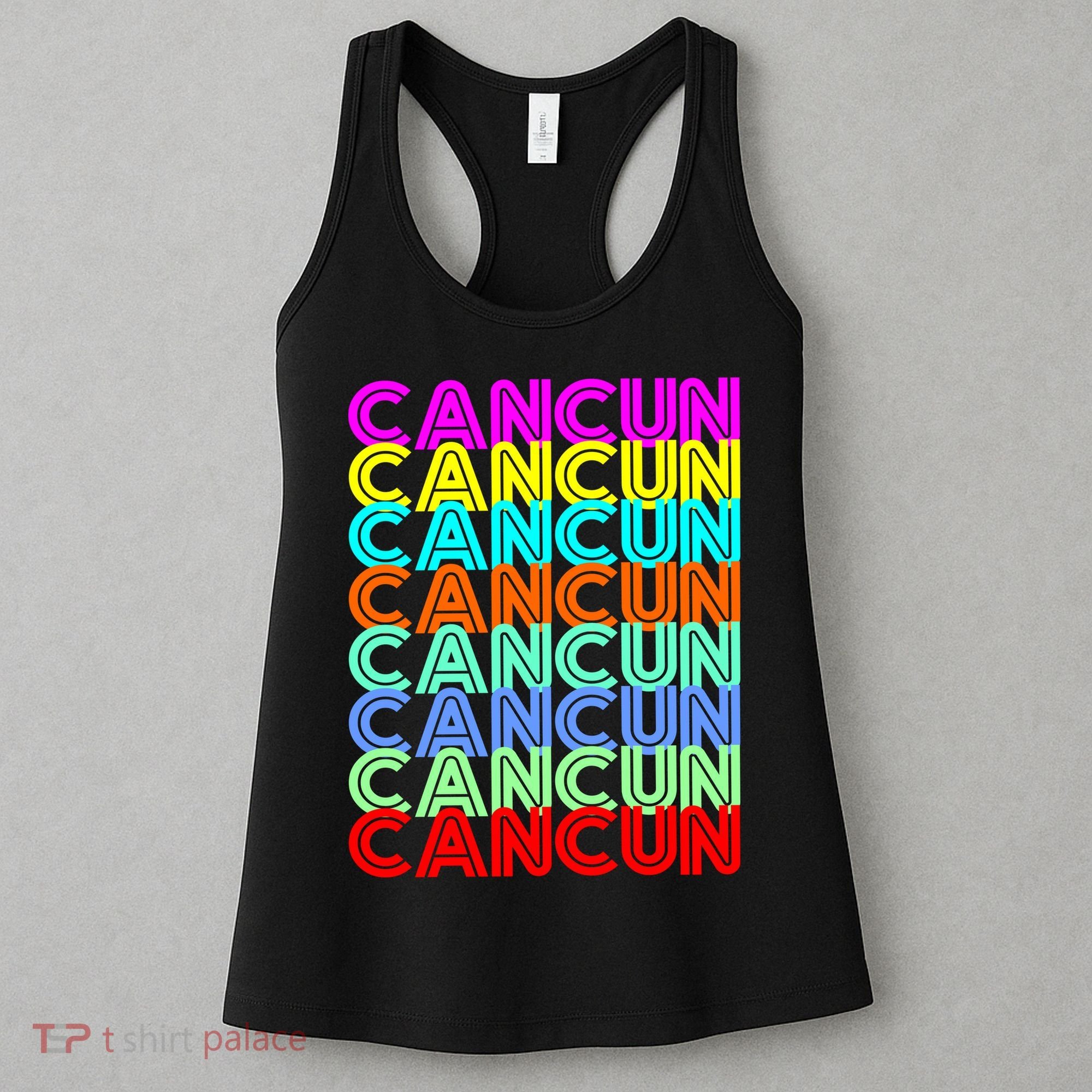 Cancun Retro Techno Women's Tank Top