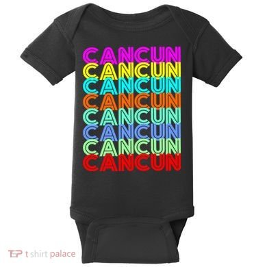 Cancun Retro Techno Baby Bodysuit