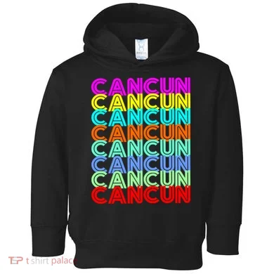 Cancun Retro Techno Toddler Hoodie