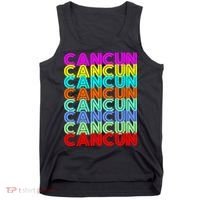 Cancun Retro Techno Tank Top thumb 0
