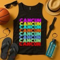 Cancun Retro Techno Tank Top thumb 4