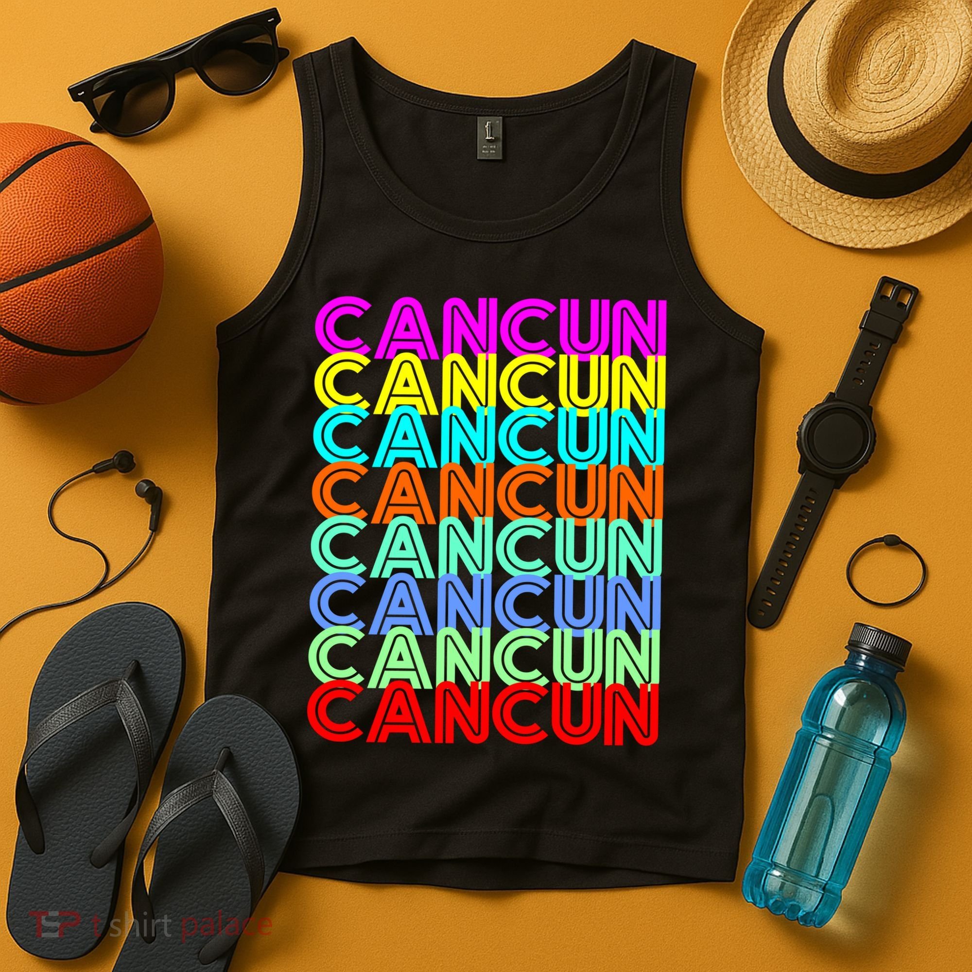 Cancun Retro Techno Tank Top
