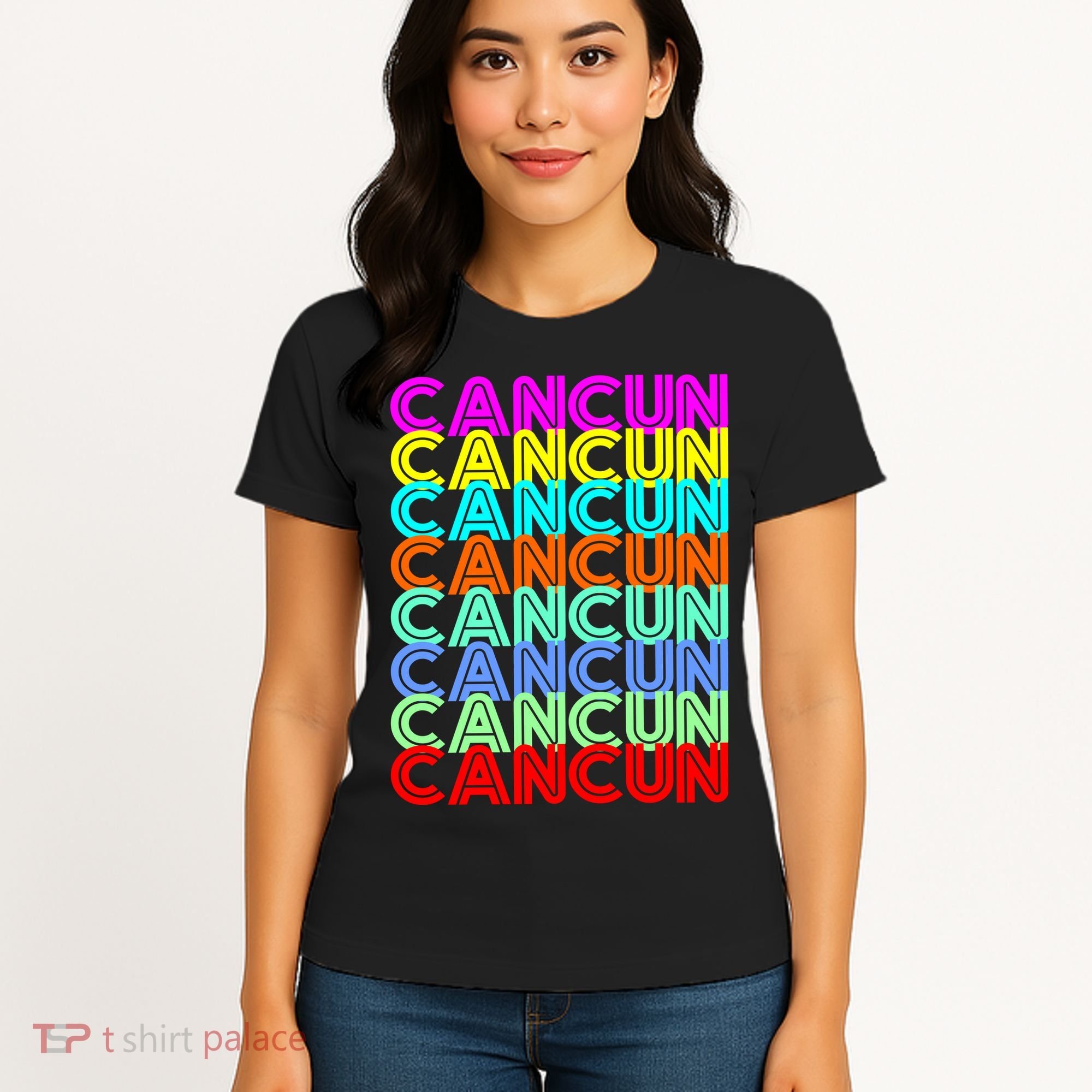 Cancun Retro Techno Women's T-Shirt