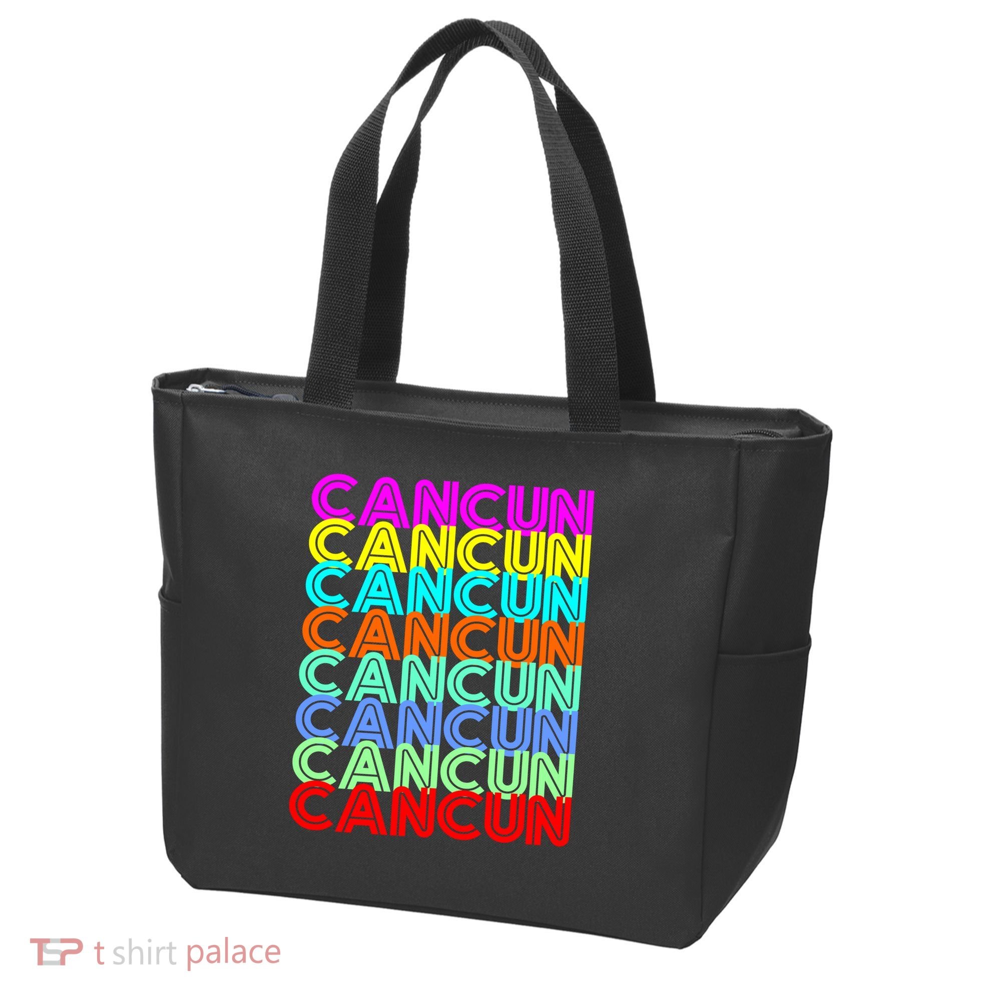 Cancun Retro Techno Tote Bag