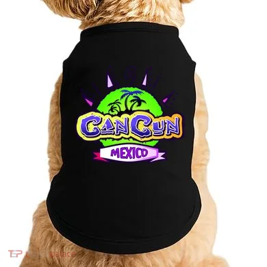 Cancun Tropical Logo Doggie Tank