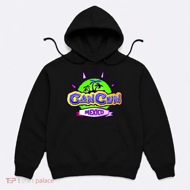 Cancun Tropical Logo Hoodie