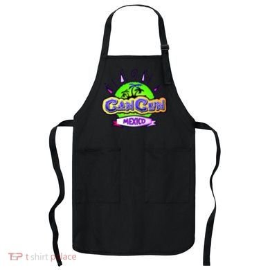 Cancun Tropical Logo Apron