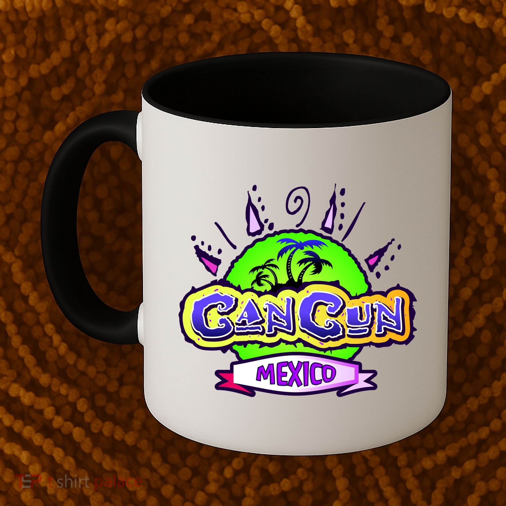 Cancun Tropical Logo Coffee Mug