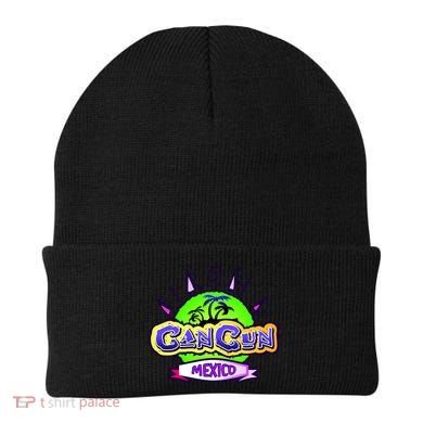 Cancun Tropical Logo Beanie