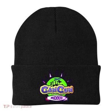 Cancun Tropical Logo Beanie