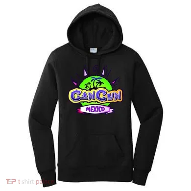 Cancun Tropical Logo Women's Hoodie