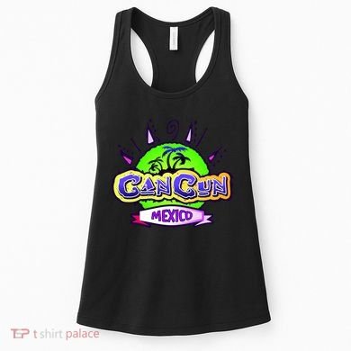 Cancun Tropical Logo Women's Tank Top