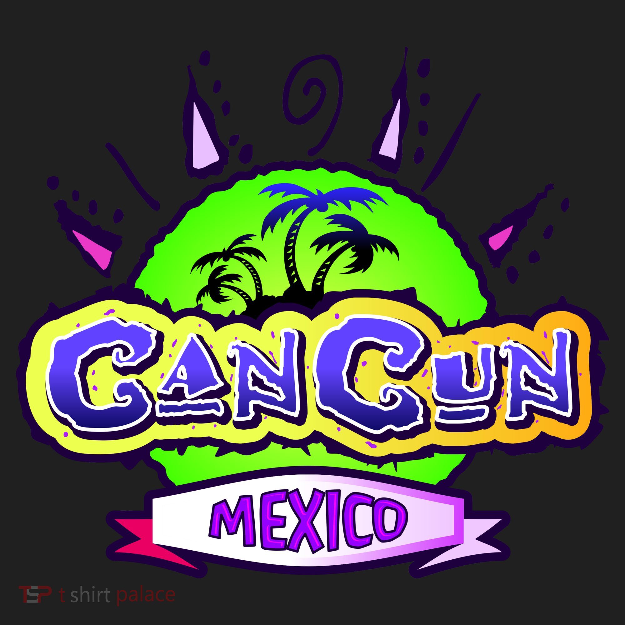 Cancun Tropical Logo Hat