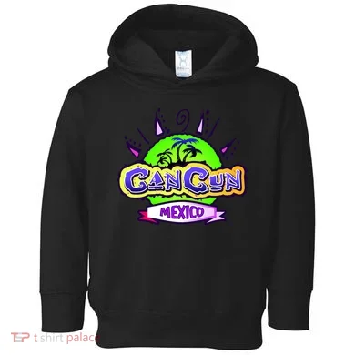 Cancun Tropical Logo Toddler Hoodie