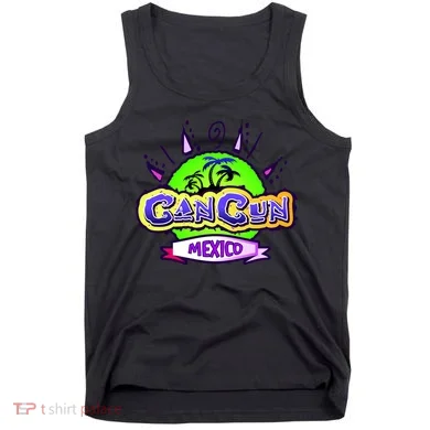 Cancun Tropical Logo Tank Top