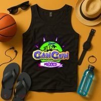 Cancun Tropical Logo Tank Top thumb 4