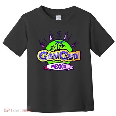 Cancun Tropical Logo Toddler T-Shirt