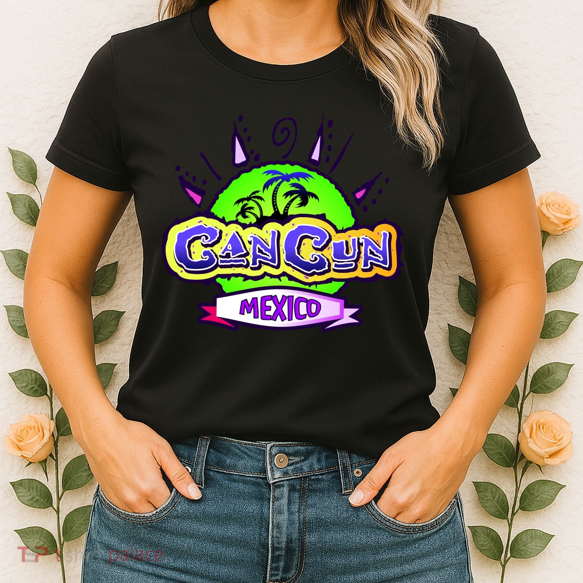 Cancun Tropical Logo Women's T-Shirt
