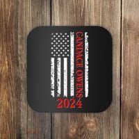 Candace Owens 2024 Distressed US Flag Coaster thumb 0