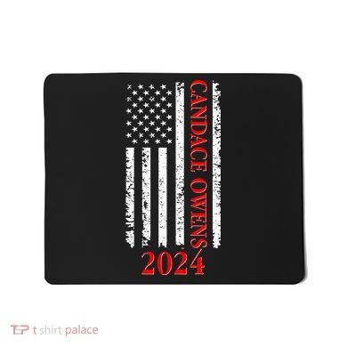 Candace Owens 2024 Distressed US Flag Mousepad