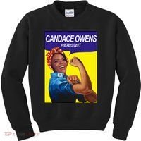 Candace Owens For President Kids Sweatshirt thumb 0