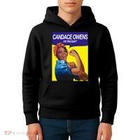 Candace Owens For President Kids Hoodie thumb 4