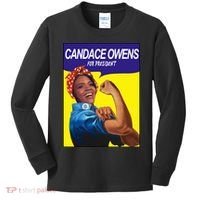 Candace Owens For President Kids Long Sleeve Shirt thumb 0