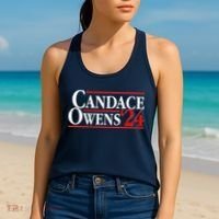 Candace Owens For President '24 Election Women's Tank Top thumb 2