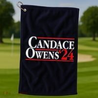 Candace Owens For President '24 Election Golf Towel thumb 1