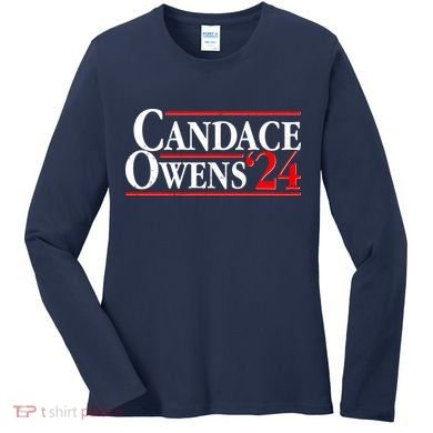 Candace Owens For President '24 Election Women's Long Sleeve Shirt