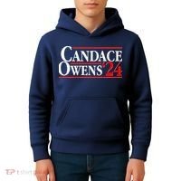 Candace Owens For President '24 Election Kids Hoodie thumb 4