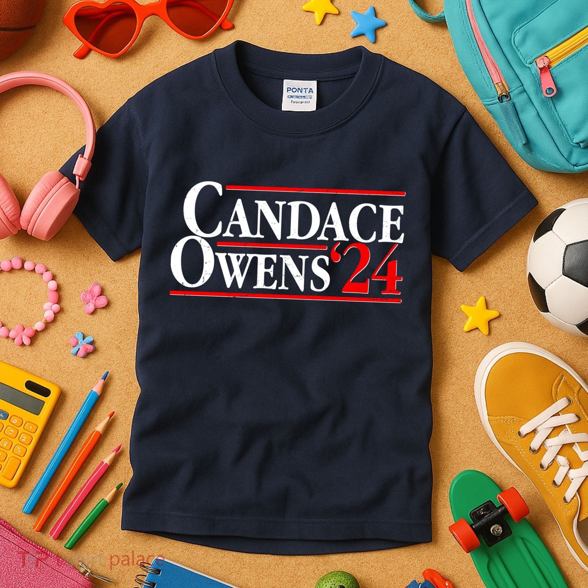 Candace Owens For President '24 Election Kids T-Shirt