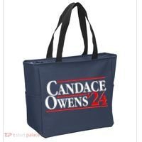 Candace Owens For President '24 Election Tote Bag thumb 2