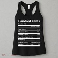 Candied Yams Nutritional Facts Funny Thanksgiving Women's Tank Top thumb 3