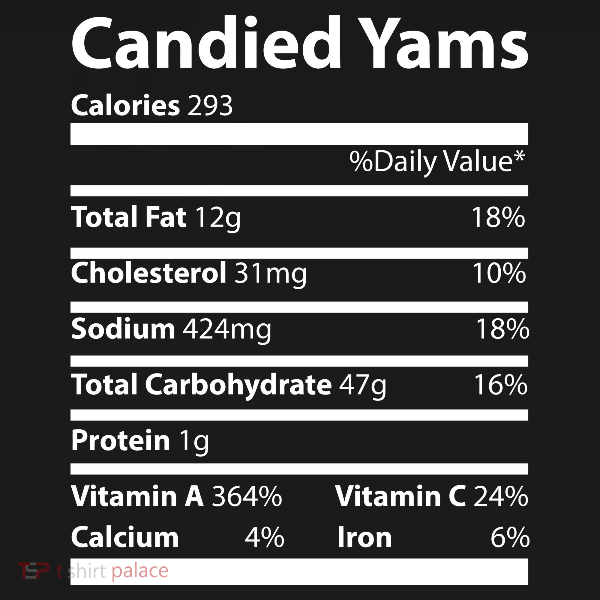 Candied Yams Nutritional Facts Funny Thanksgiving Toddler Hoodie