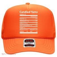 Candied Yams Nutritional Facts Funny Thanksgiving Hat thumb 0