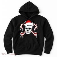 Candy Cane Skull Hoodie thumb 0