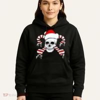 Candy Cane Skull Hoodie thumb 5