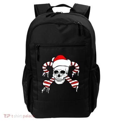 Candy Cane Skull Backpack