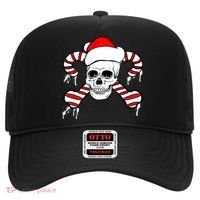 Candy Cane Skull Hat thumb 0