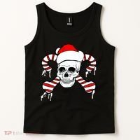 Candy Cane Skull Tank Top thumb 2