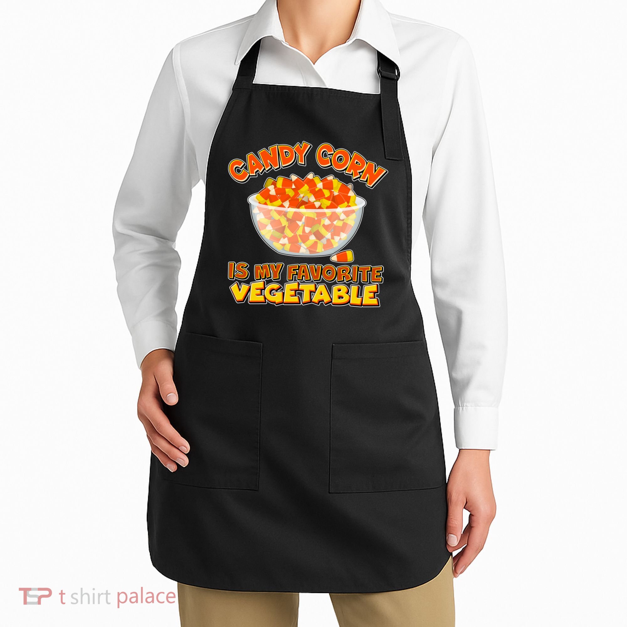 Candy Corn Is My Favorite Vegetable Apron