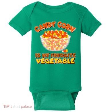 Candy Corn Is My Favorite Vegetable Baby Bodysuit
